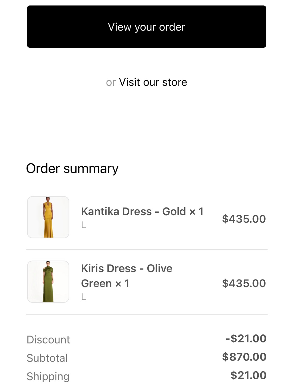Khanum’s Unopened Kiris Dress — image 8 of 8